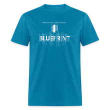Load image into Gallery viewer, Unisex BluePrint T-Shirt - turquoise