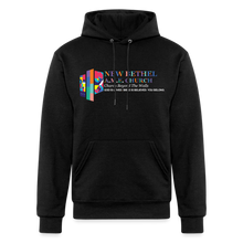Load image into Gallery viewer, Unisex New Bethel Colorful Hoodie - black