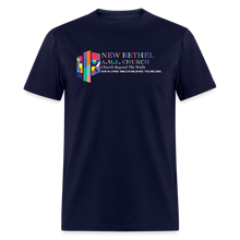 Load image into Gallery viewer, Unisex New Bethel Colorful T-Shirt - navy