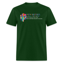 Load image into Gallery viewer, Unisex New Bethel Colorful T-Shirt - forest green