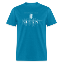 Load image into Gallery viewer, Unisex BluePrint T-Shirt - turquoise
