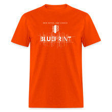 Load image into Gallery viewer, Unisex BluePrint T-Shirt - orange
