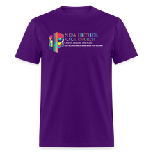Load image into Gallery viewer, Unisex New Bethel Colorful T-Shirt - purple
