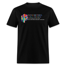 Load image into Gallery viewer, Unisex New Bethel Colorful T-Shirt - black
