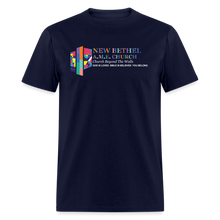 Load image into Gallery viewer, Unisex New Bethel Colorful T-Shirt - navy
